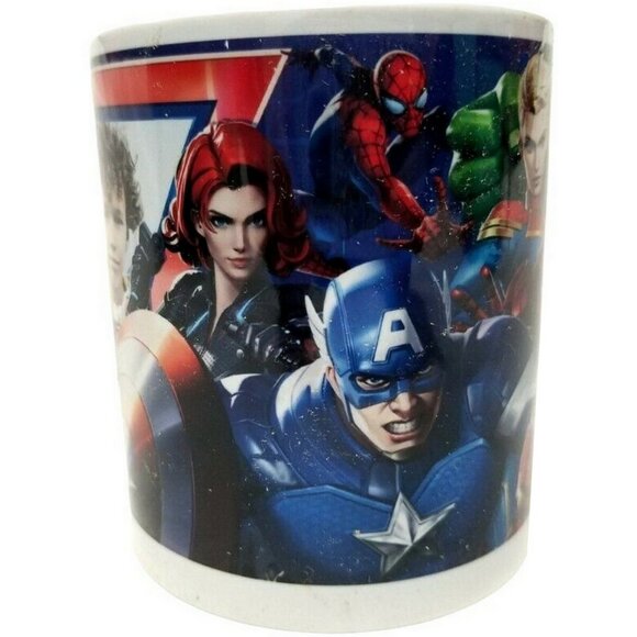 1 Pc. Moonpig Marvel Super War Characters Superheroes 12oz  Ceramic Mug - Picture 4 of 9